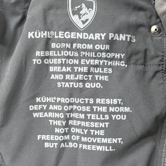 KÜHL Men's Revolvr Pants in Vintage Patina Dye - Men's Size 32x30 - Very Good UC - Picture 10 of 16
